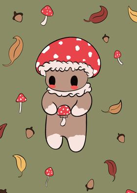 Cute Mushroom Dude