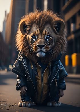 Cute Baby Lion Streetwear