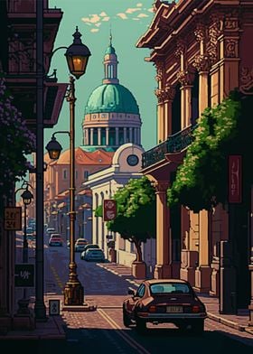 Odessa Pixel Art