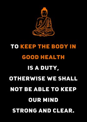 Buddha Quotes Good Health