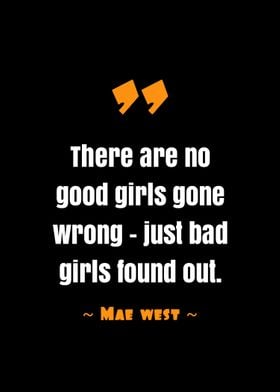 quote Mae west 