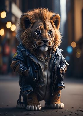 Cute Lion Streetwear 1