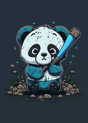 Cute Panda Illustration