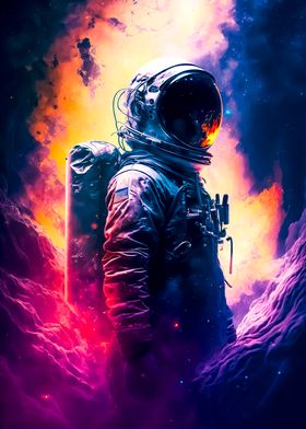 Colorful Astronaut