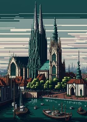 Wolfsburg Pixel Art