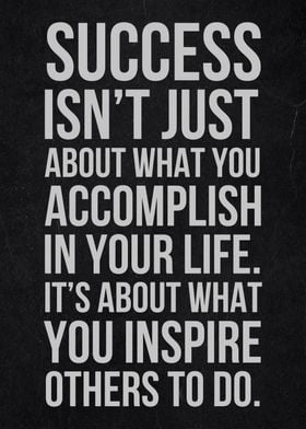 you inspire others to do