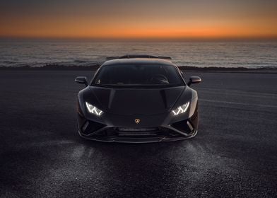 black lamborghini 