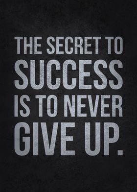 Success To Never Give Up