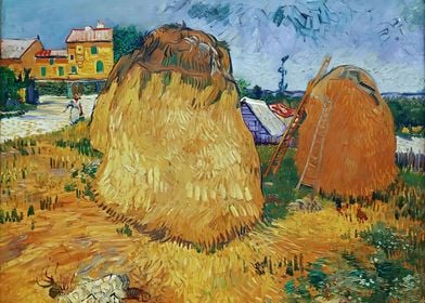 Haystacks in Provence