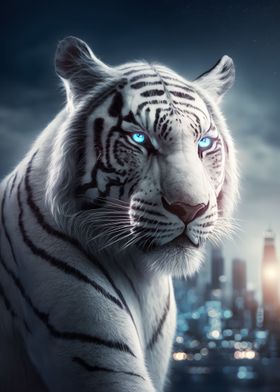 White Tiger in The City