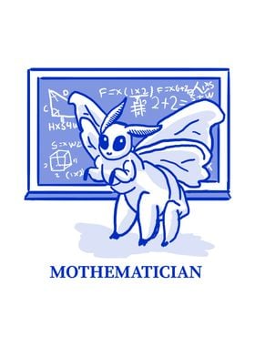 Math Joke And Moth