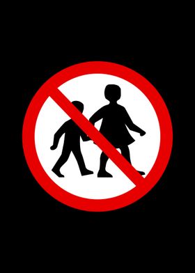 no children sign