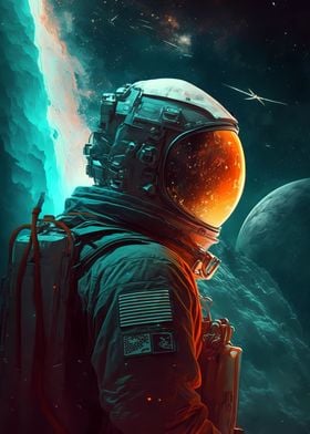 Astronaut Lost in Space