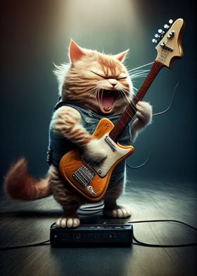 Rock N Roll Cool Cat 3