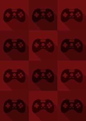 Gamer Controllers Red