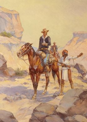 Indian Tracker And Sheriff