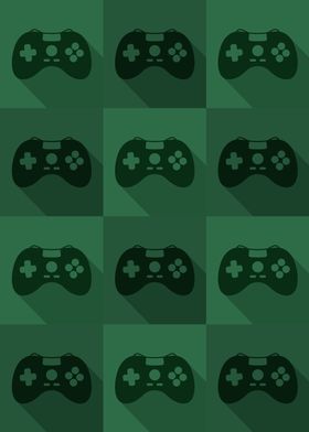 Gamer Controllers Green