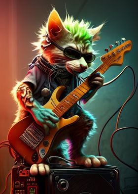 Rock N Roll Cool Cat 1