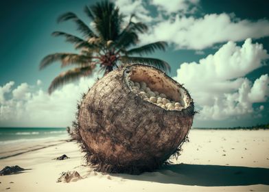 Coconut on the Beach