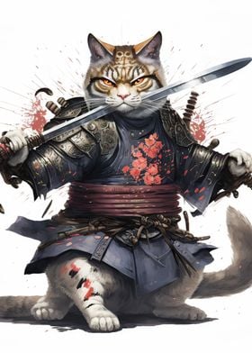 Samurai Cat 