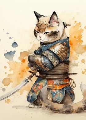 Samurai Cat 