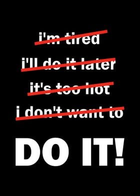 Do it motivation