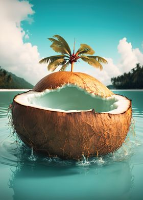 Coconut on the Beach