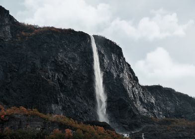 Viking village waterfall