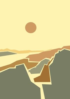 minimalist landscape