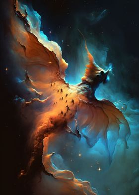 Dragon Nebula Abstract 