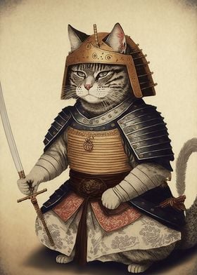 Samurai Cat 