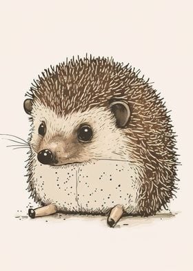 Hedgehog Cute Animal 