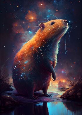 Capybara Galaxy Capibara