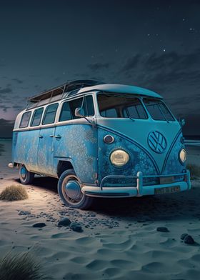 Bus On The Beach