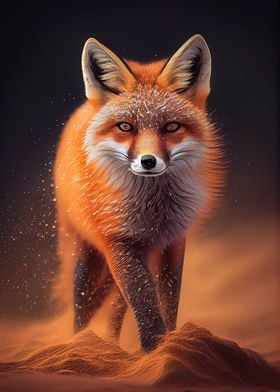 Red Fox on the Run