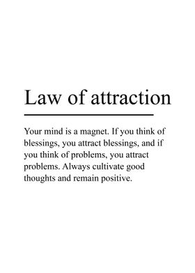 Law of attraction