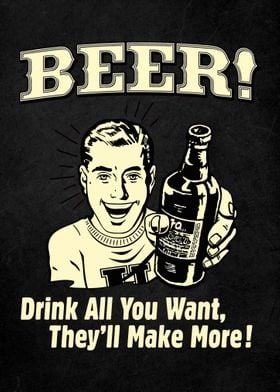 Funny Drinking Beer