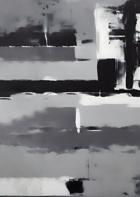 Monochrome Abstract Art