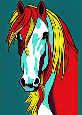Pop Art Horse 09