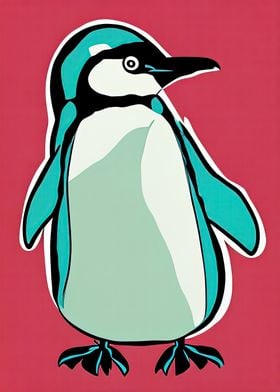 Pop Art Penguin 01