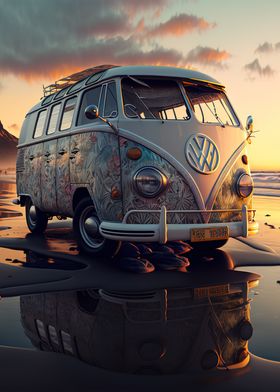 Bus On The Beach