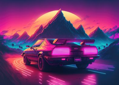 Synthwave Retro Speedster