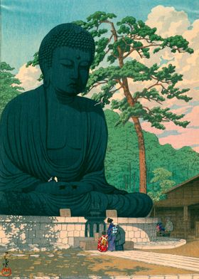 Kawase Hasui Great Buddha