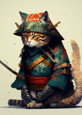 Samurai Cat 