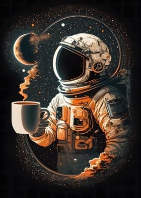 Coffee Astronaut Space