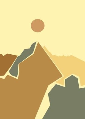 abstract mountain