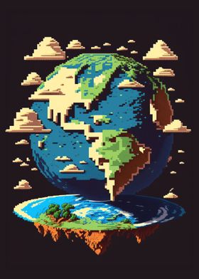 Flat Earth Globe Earth