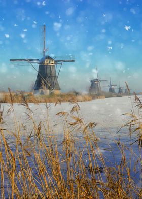 Dutch windmills