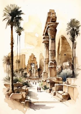 The Karnak Temple Egypt