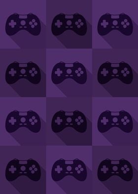 Gamer Controllers Purple